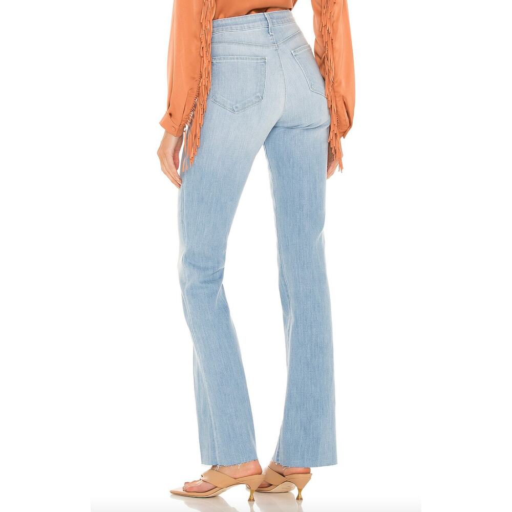 L'Agence‎ Ruth High Rise Straight Raw Hem Jeans - Picture 2 of 11